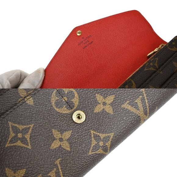 LOUIS VUITTON Portefeuille Sarah Long Bifold Wallet Monogram BN M62236 88KB333 - Picture 11 of 16